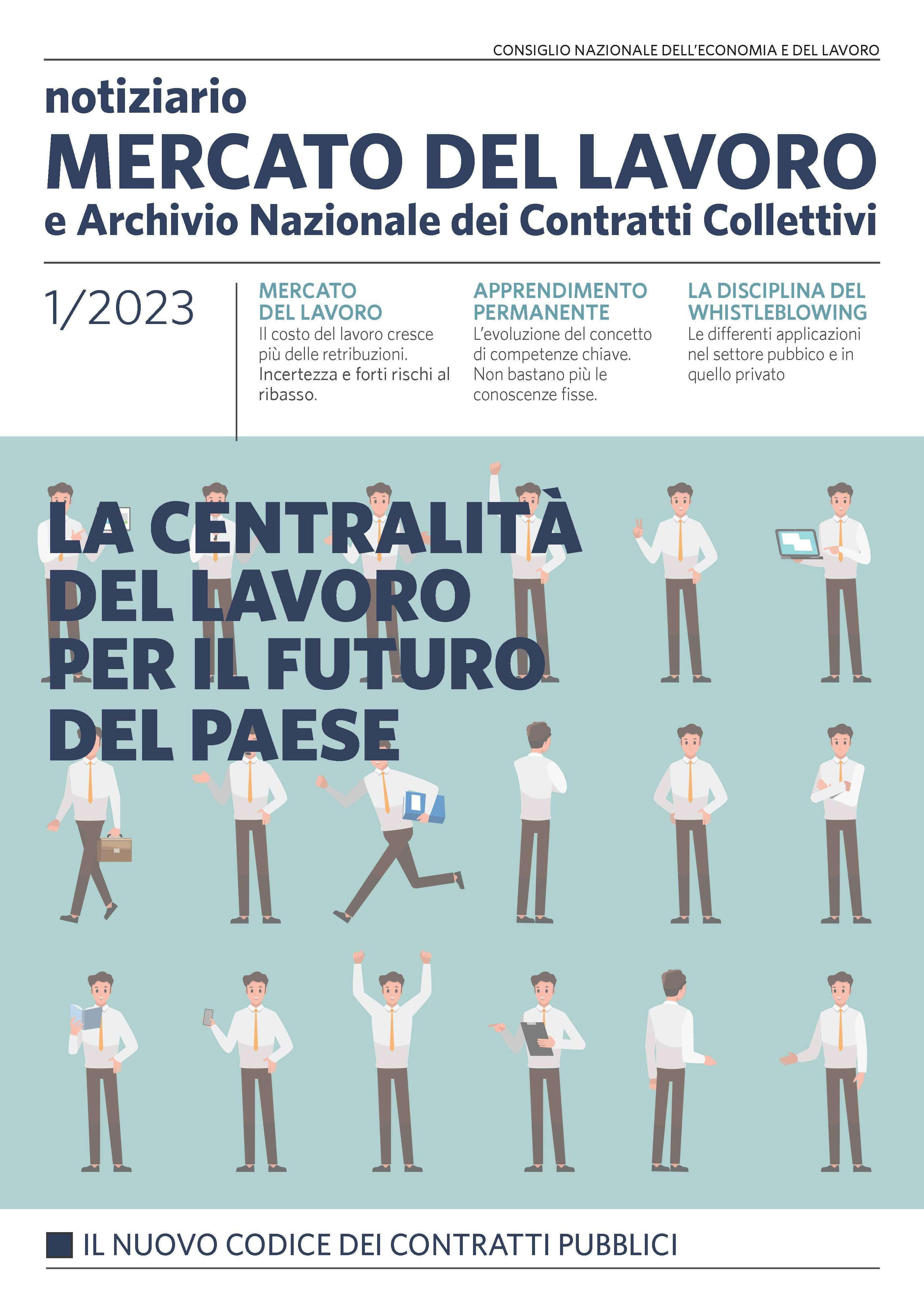 Copertina_Notiziario_Archivio_Contratti_MdL_01_20233c10 Mercato del lavoro